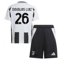 Juventus Douglas Luiz #26 Domáci Detský futbalový dres 2024-25 Krátky Rukáv (+ trenírky)